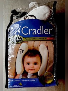 Summer Infant Cradler Adjustable Head Support Baby Car Seat Stroller New